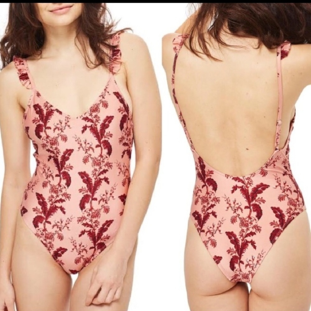 Top Shop Mauve Onepiece Bathing Suit or bodysuit💕
